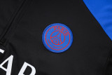 2025-26 PSG Black Kids Half Pull Tracksuit #E25193(童装)(半拉链)
