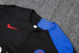 2025-26 PSG Black Kids Half Pull Tracksuit #E25193(童装)(半拉链)