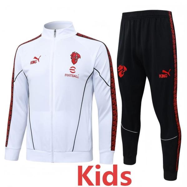 2025-26 ACM White Kids Jacket Tracksuit #E25220(童装)