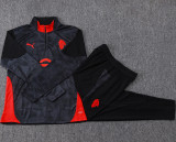 2025-26 ACM Black Kids Half Pull Tracksuit #E25198(童装)(半拉链)