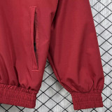 1993-1994 Sevilla White Red Retro Windbreaker