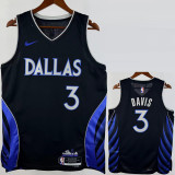 2025-26 Dallas Mavericks DAVIS #3 Black City Edition Top Quality Hot Pressing NBA Jersey(V领)