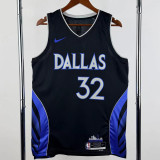 2025-26 Dallas Mavericks FLAGG #32 Black City Edition Top Quality Hot Pressing NBA Jersey(V领)