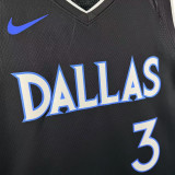 2025-26 Dallas Mavericks DAVIS #3 Black City Edition Top Quality Hot Pressing NBA Jersey(V领)