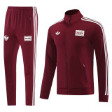 2025 Ad Oasis Jujube Red Jacket Tracksuit #AJ22