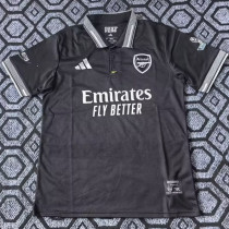 2025-26 ARS Black Polo Short Sleeve
