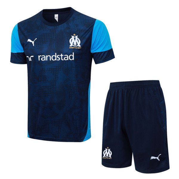 2025-26 Marseille Royal blue Training Short Suit #D25252