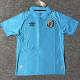 2025-26 Santos FC Third Prints Sponsor Fans Soccer Jersey