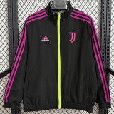 2025-26 JUV Black & Gray Double Sided Windbreaker (双面风衣)