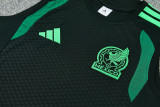 2026-27 Mexico Black Tank top and shorts suit