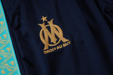 2025-26 Marseille White Half Pull Tracksuit #B25146(半拉链)