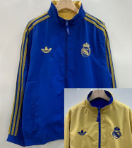 2025-26 RMA Blue & Yellow Double Sided Windbreaker (双面风衣)