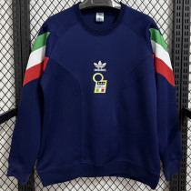 2025-26 Italy Royal blue Hoody (无帽卫衣)