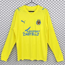 2008-2009 Villarreal Home Long Sleeve Retro Soccer Jersey (长袖)