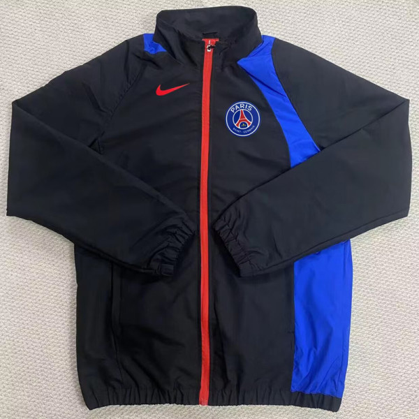 2025-26 PSG Black Windbreaker