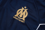 2025-26 Marseille Royal blue Half Pull Tracksuit #B25153(半拉链)