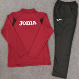 2025-26 Cordoba Red Half Pull Tracksuit (Pants Have Pocket)(半拉链)