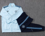 2025-26 Man City Light blue Kids Jacket Tracksuit #E25223(童装)