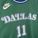 2025-26 Dallas Mavericks IRVING #11 Green Retro Top Quality Hot Pressing NBA Jersey