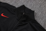 2025-26 PSG Black Kids Jacket Tracksuit # E25227(童装)
