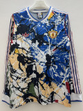 2026-27 Man Utd Blue Joint Edition Long Sleeve Training shirts (长袖)