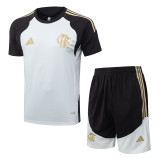 2026-27 Flamengo White black Training Short Suit #J26009