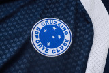 2026-27 Cruzeiro Royal blue Tank top and shorts suit #D26012