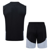 2026-27 RMA Black Tank top and shorts suit #D26013