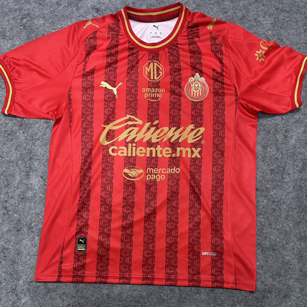 2025-26 Chivas Guadalajara Red Special Edition Fans Soccer Jersey