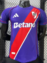 2026-27 River Plate Third Player Version Soccer Jersey (双袖广告)