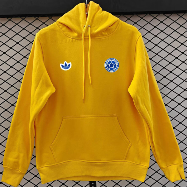 2026-27 Colombia Yellow Hoody 黄色(蓝标加绒)