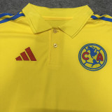 2026-27 Club America Yellow Polo Short Sleeve