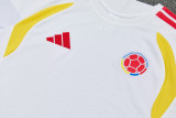 2026-27 Colombia White Training Short Suit