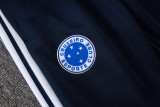 2026-27 Cruzeiro Fancy blue Jacket Tracksuit # A26013