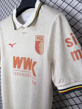 2025-26 Augsburg FC Beige Special Edition Fans Soccer Jersey