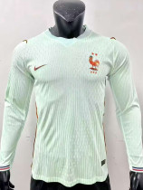 2026-27 France Away Long Sleeve Player Version Soccer Jersey (长袖球员)