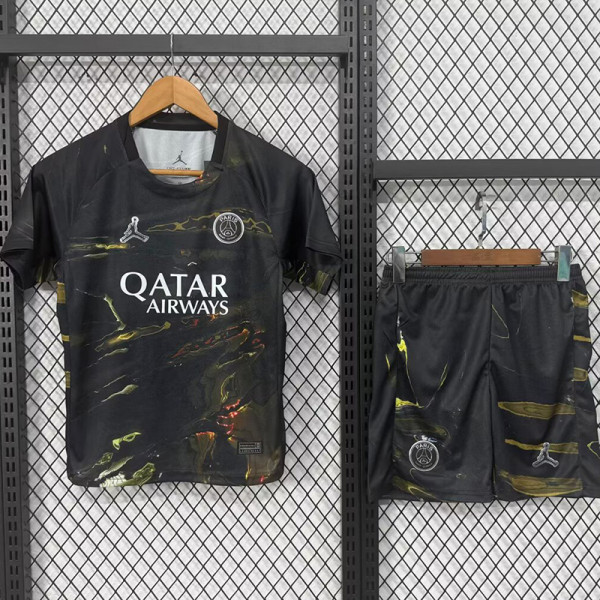 2025-26 PSG Jordan Night Edition Kids Soccer Jersey