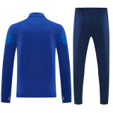 2026 JOM Fancy blue Half Pull Tracksuit #815(半拉链)