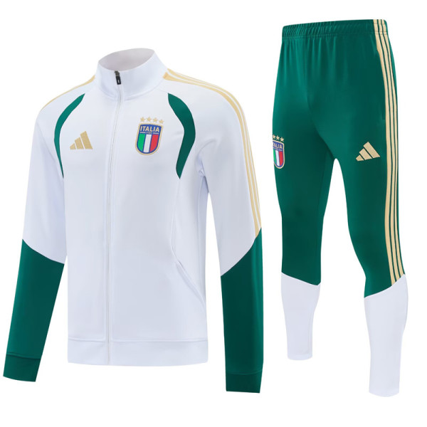 2026-27 Italy White Jacket Tracksuit