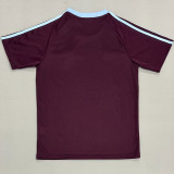 2025-26 Aston Villa Brown Red Casual Edition Fans Training Shirts
