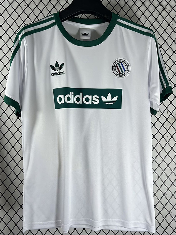 2026 Ad Oasis Joint Edition White T-Shirt (白色绿边)