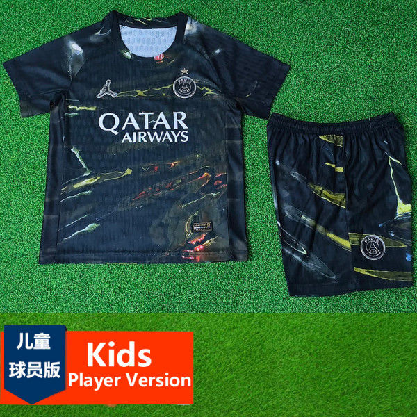 2025-26 PSG Jordan Night Edition Kids Player Version Soccer Jersey (球员童装)