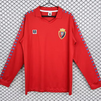 1983 Osasuna Home Long Sleeve Retro Soccer Jersey (长袖)