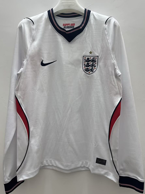 2026-27 England Home Long Sleeve Soccer Jersey (长袖)