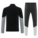 2026 AD Black Half Pull Tracksuit #814(半拉链)