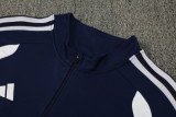 2026 AD Royal blue Half Pull Tracksuit #814(半拉链)