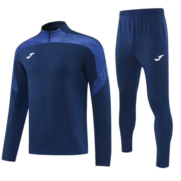 2026 JOM Royal blue Half Pull Tracksuit #815(半拉链)