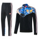 2026-27 Man Utd Black blue Jacket Tracksuit #01