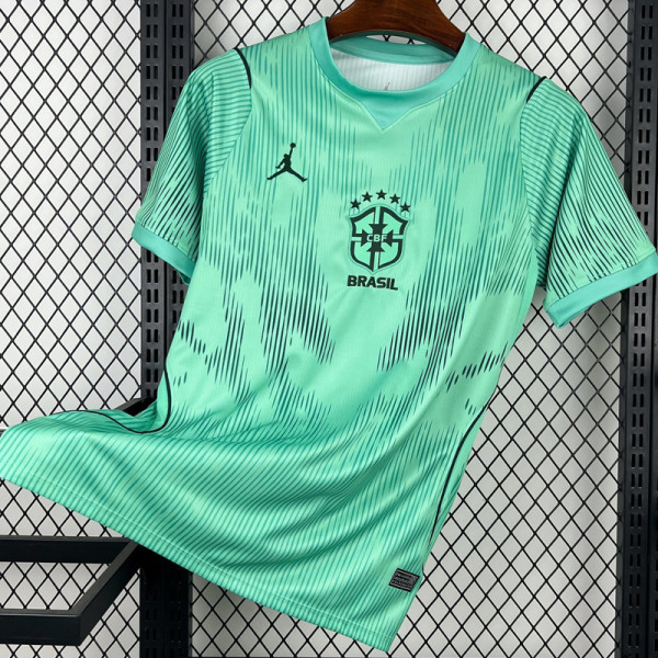 2026-27 Brazil Blue Goalkeeper Fans Soccer Jersey