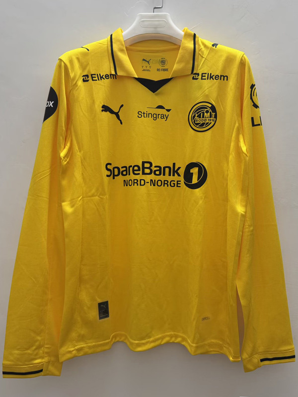 2026-27 FK Bodø/Glimt Home Long Sleeve Soccer Jersey (长袖)